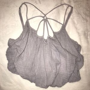 Free People Sunrise Keyhole Strappy Tank